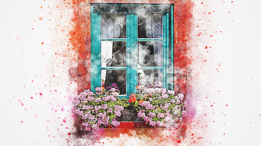 Drawing Up A Colourful Window